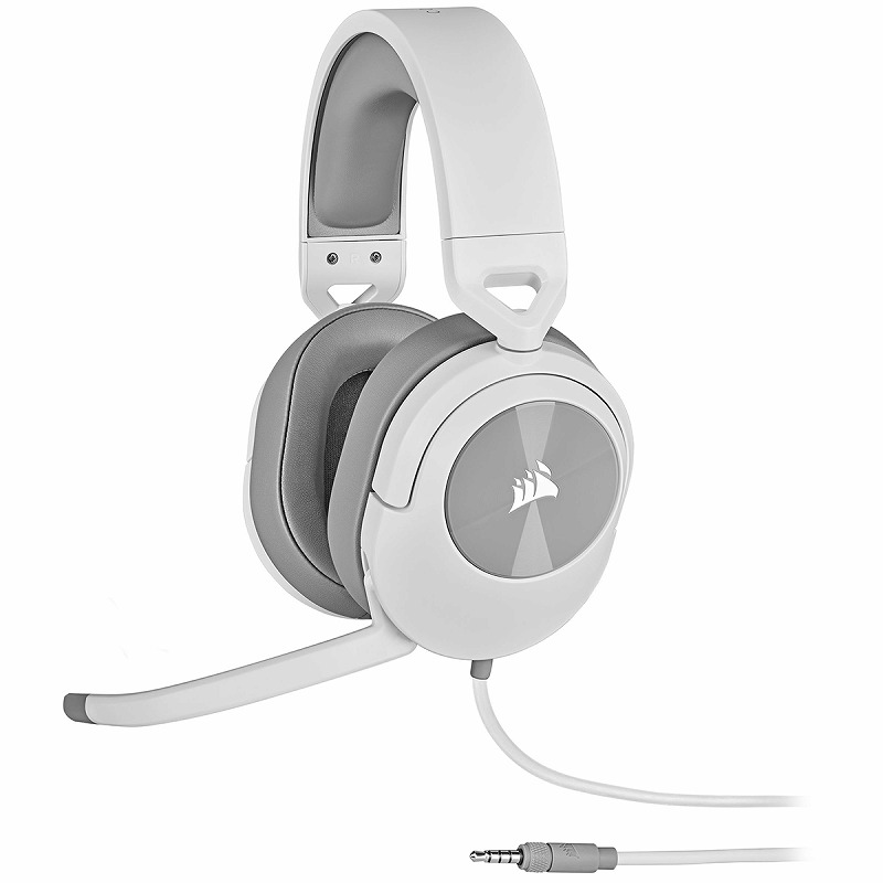 CORSAIR（コルセア） ゲーミングヘッドセット HS55 Stereo White（ホワイト） CA9011261AP