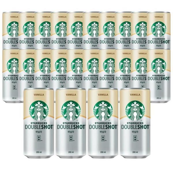 スターバックス スターバックス ダブルショット バニラ 200ml 24個