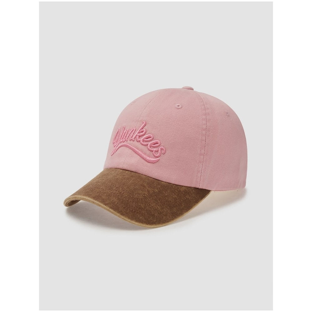 MLB バーシティビンテージカルシブカラーアンストラクチャードボールキャップ NY (Mg.Pink) QHHC3ACPVL74N-50PKM