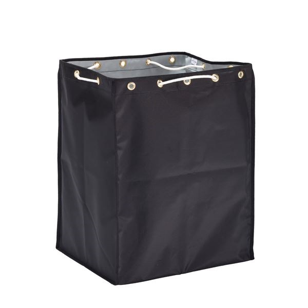 （まとめ） 本体別売 BMダストカー/運搬カート用品 替袋 黒 小 ナイロン製 業務用 店舗 集積 回収 2セット