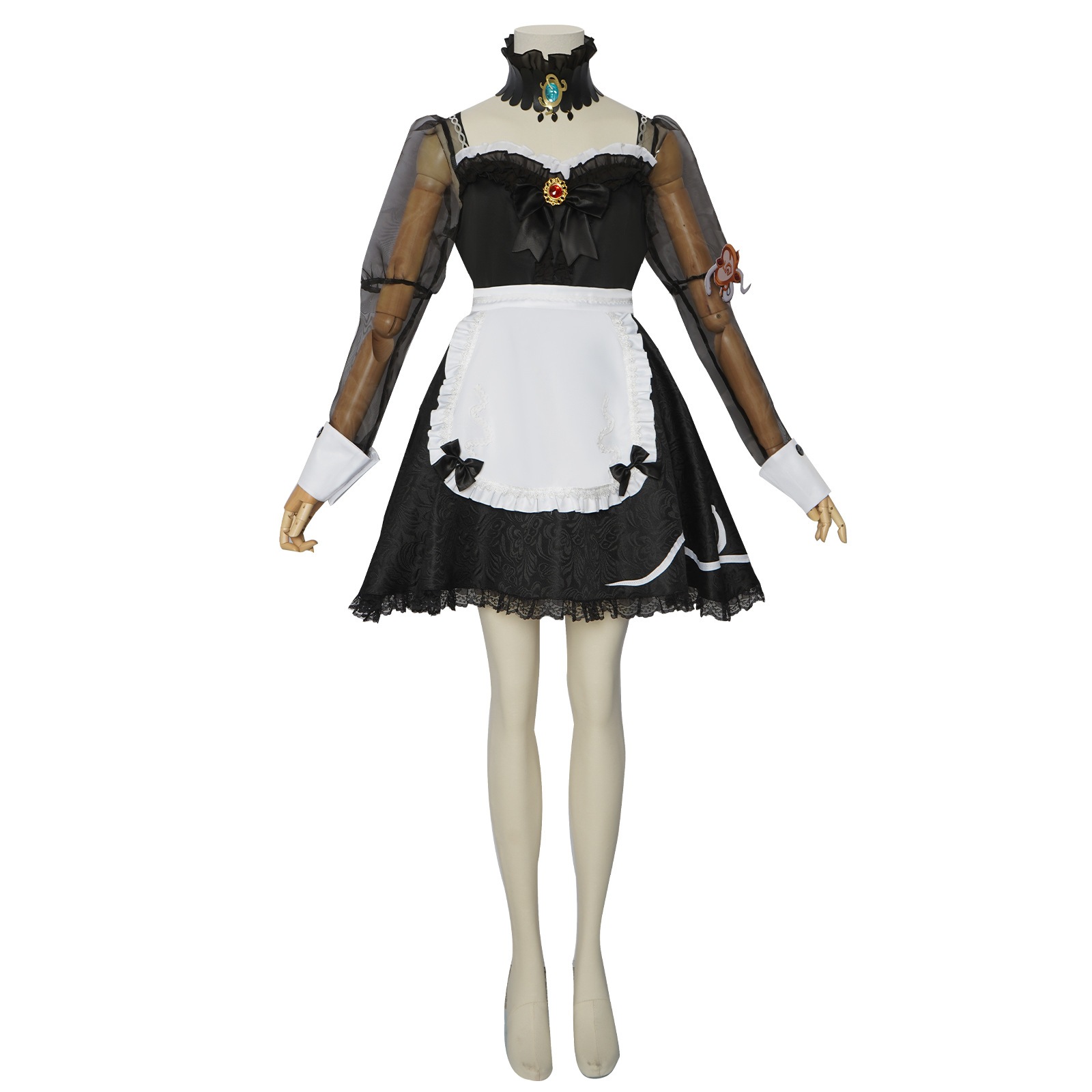 【SNS話題沸騰】第五人格cos服祭司アクセサリー角真理下で赤い髪魔女コスプレ衣装