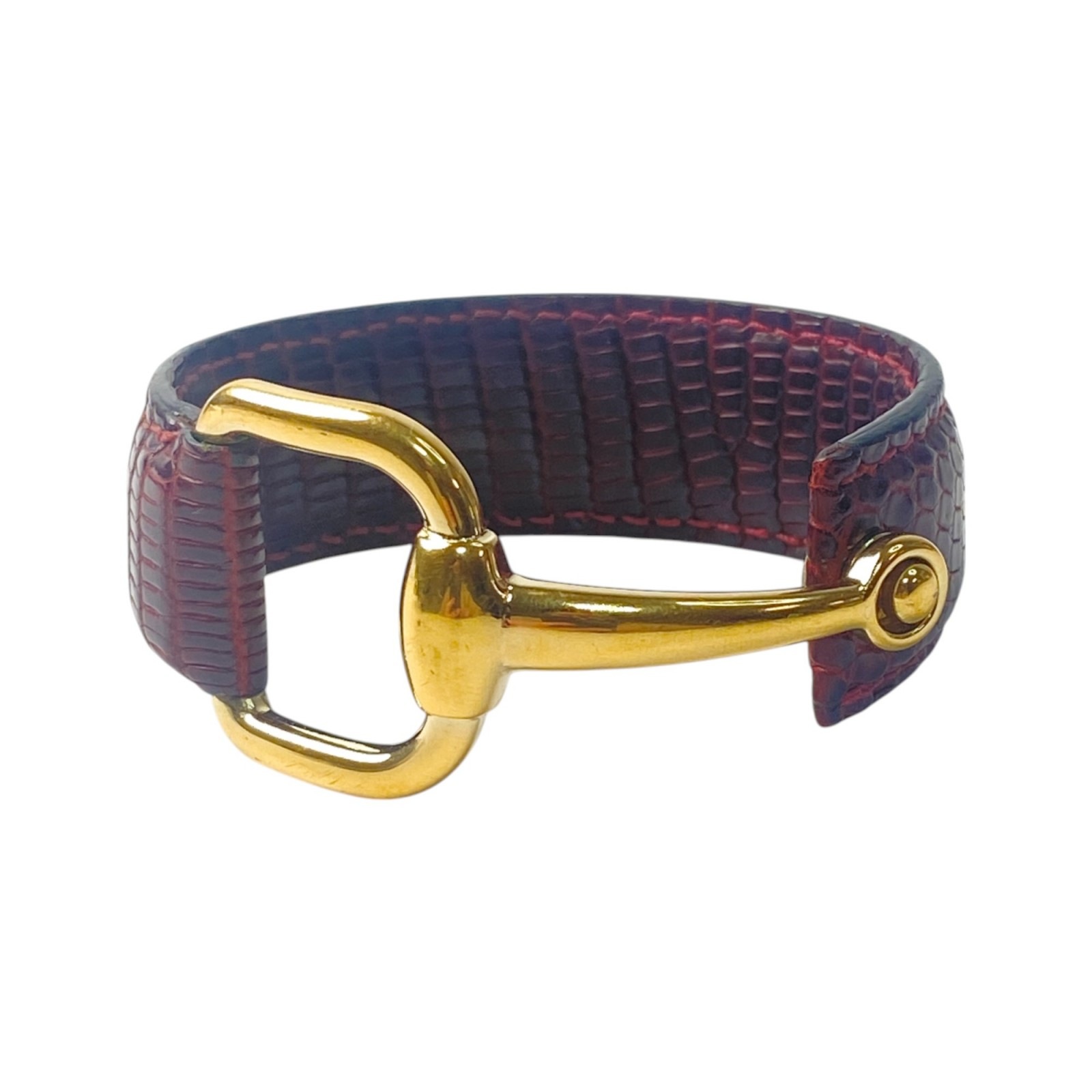 美品 グッチ GUCCI レディース ホースビット ブレスレット