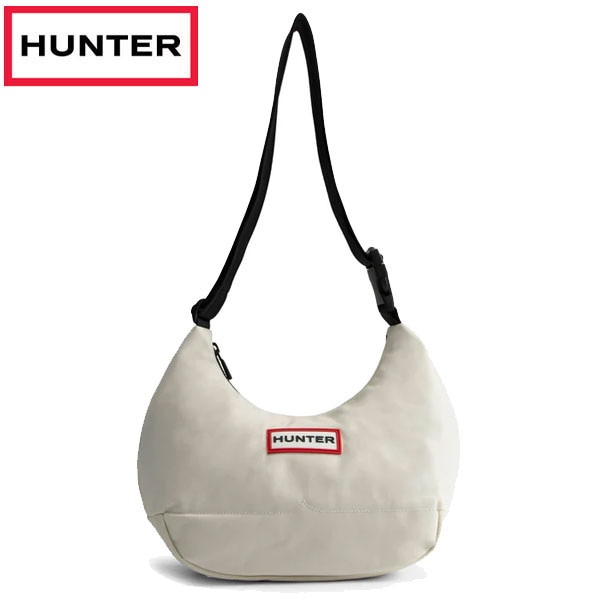 ハンター HUNTER ナイロン ミディ ホーボー ショルダーバッグ UBS3601KBM-SFD