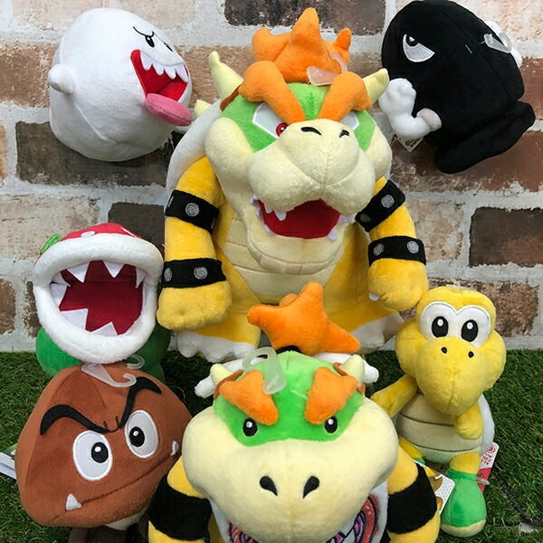 スーパーマリオ ぬいぐるみ(S) 7種セット 敵キャラクターズ【クリボー/ノコノコ/テレサ/キラー/パックンフラワー/クッパJr./クッパ】 ALLSTAR COLECTION/おもちゃ/ゲーム/グ