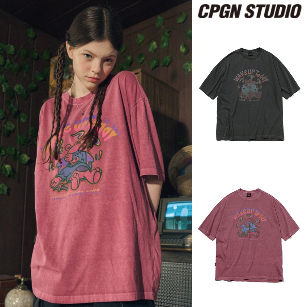 【CPGN STUDIO】23SS★ Hang On Teddy Pigment Short Sleeve Tee CPGN STUDIO】 Hang On Teddy Pigment Short Sleeve Tee Tシャツ