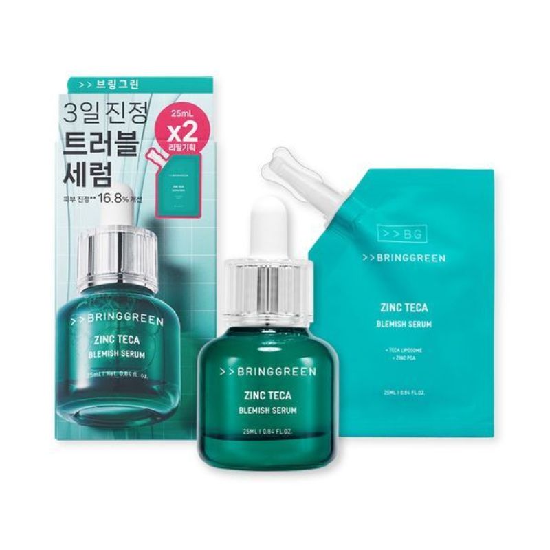 ジンクテカトラブルセラム本品 25ml+リフィル25ml