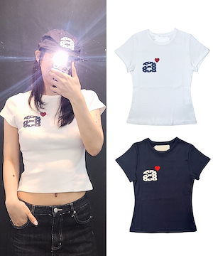 大人気 シャーリングロゴT[KHAKIPOINT] RIBBON SHIRRING T-SHIRT Qoo10 KHAKIPOINT RIBBON SHIRRING ロゴ 半