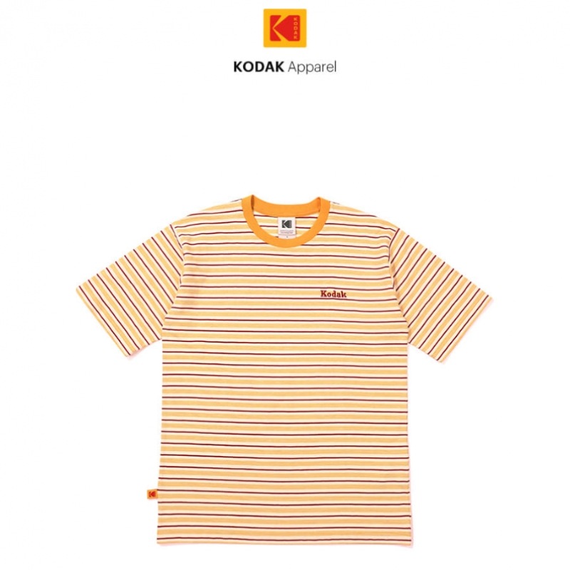 コダックレインボーストライプショートスリーブ T シャツイエロー 11,448円