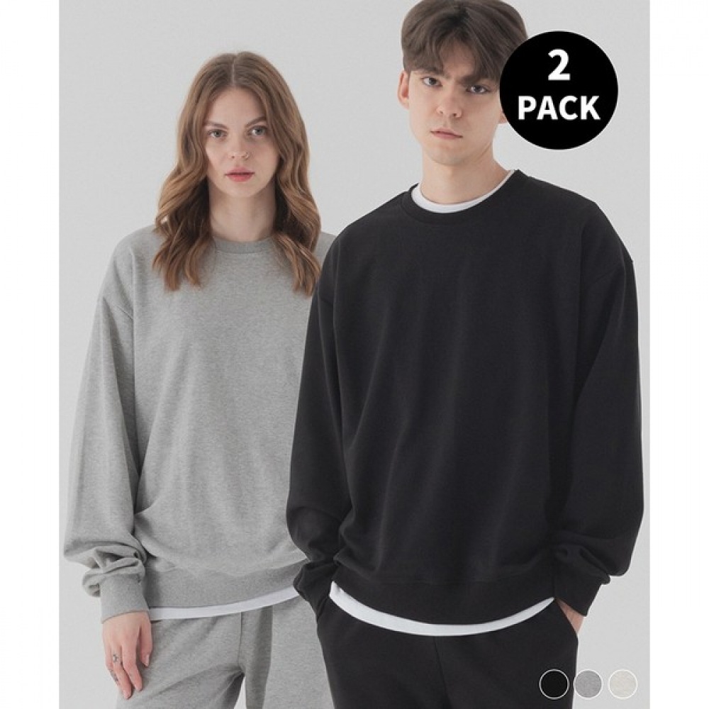 (Pianer) エッセンシャルオーバーフィットスウェットシャツ (3color)