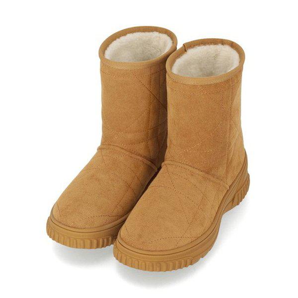 軽量クッションファー起毛ウール女性用ブーツ 2XWA77XS-GN