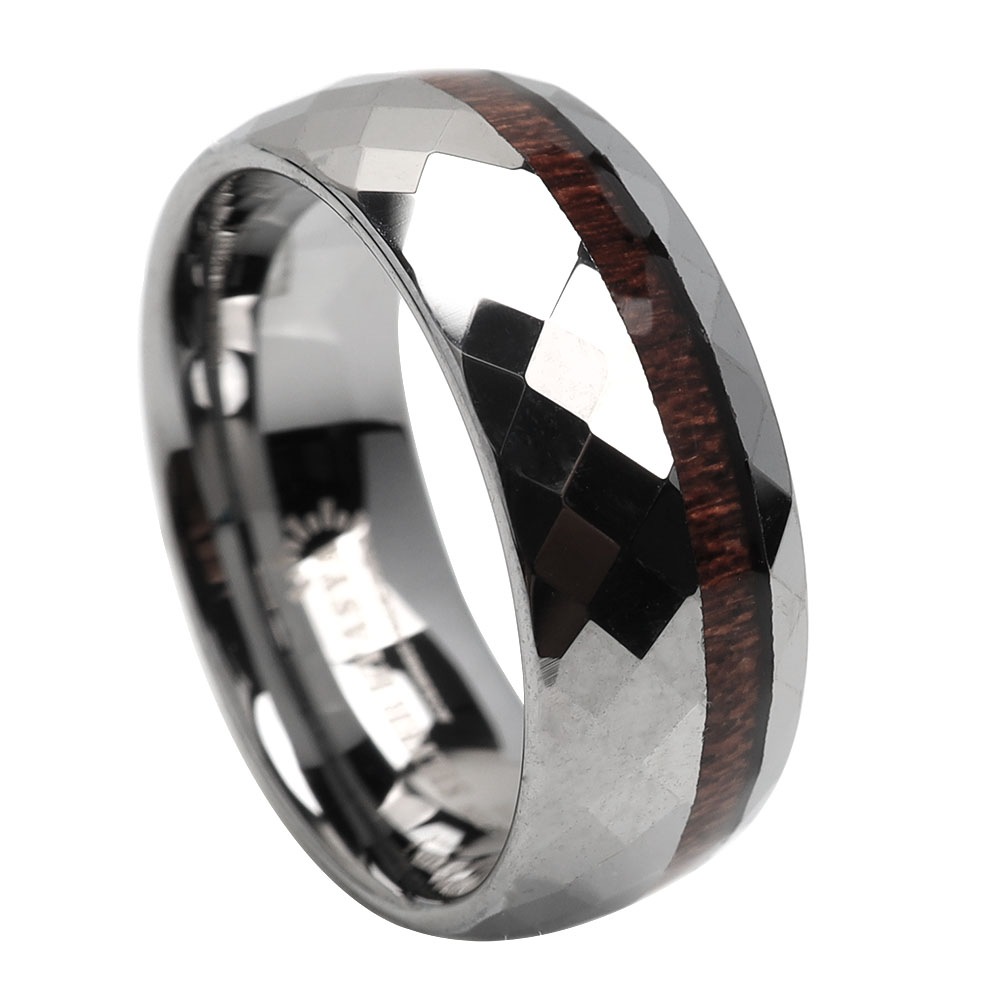 タングステン 木目リング [r365]