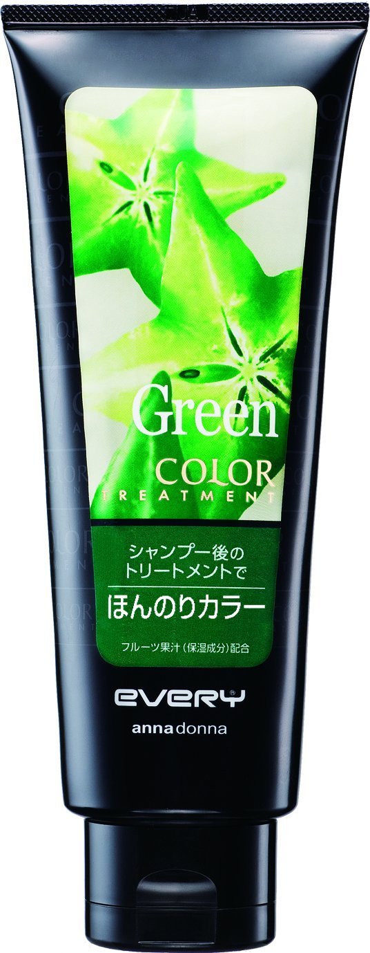 【アンナドンナ】エブリ カラートリートメント グリーン １６０ｇ ×３個セット