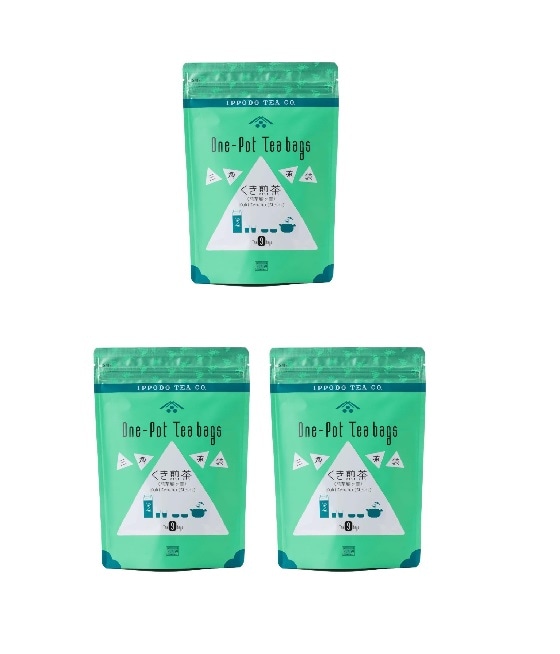 一保堂茶舗 三角茶袋(くき煎茶) 9袋入×3個 煎茶 ティーバッグ お茶