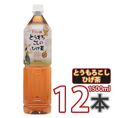 アイリスオーヤマ とうもろこしのひげ茶　1.5LペットX12本 トウモロコシシのひげ茶ノンカロリー　ノンカフェイン