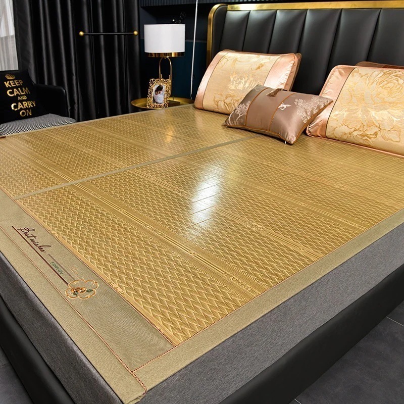 【メガ割 】竹マット 用 家庭用 両面折りたたみ 裸で眠れる シングル 学生寮マット対応