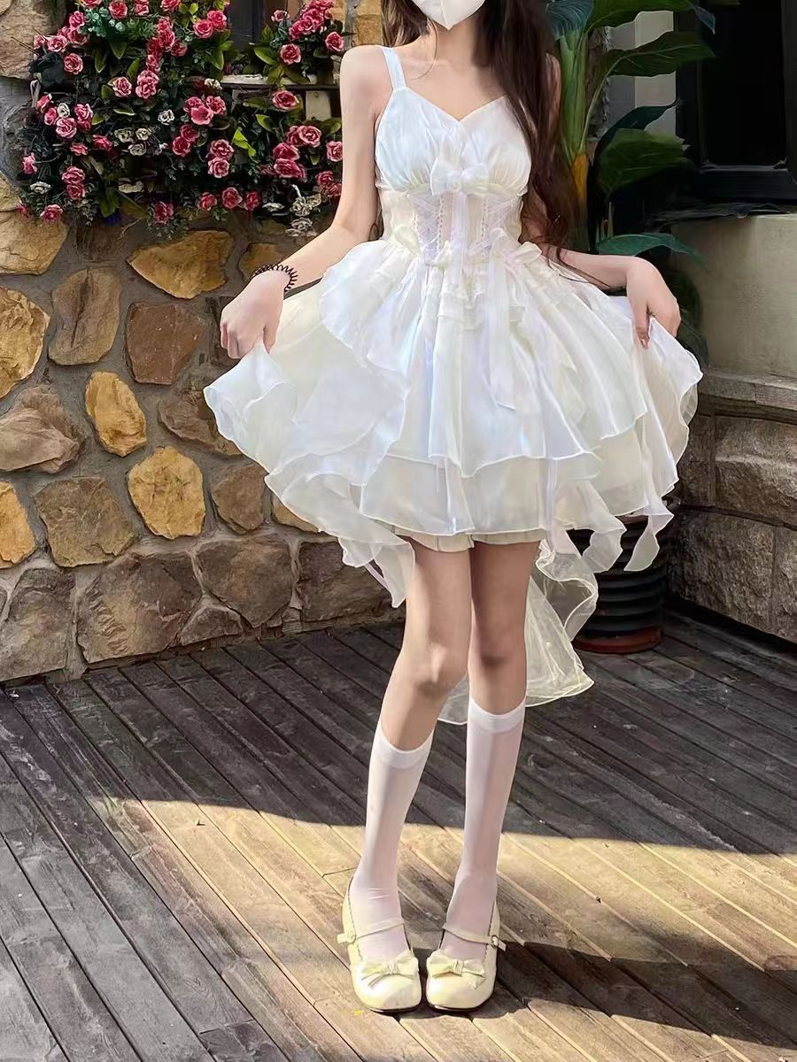 チャイフフp ロリータドレス Jsk ウェディングドレス エレガントロリータ