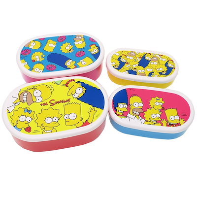 シンプソンズ　ランチボックス 楽天市場】弁当箱 1段 650ml 抗菌4点ロック The Simpsons （ ザ