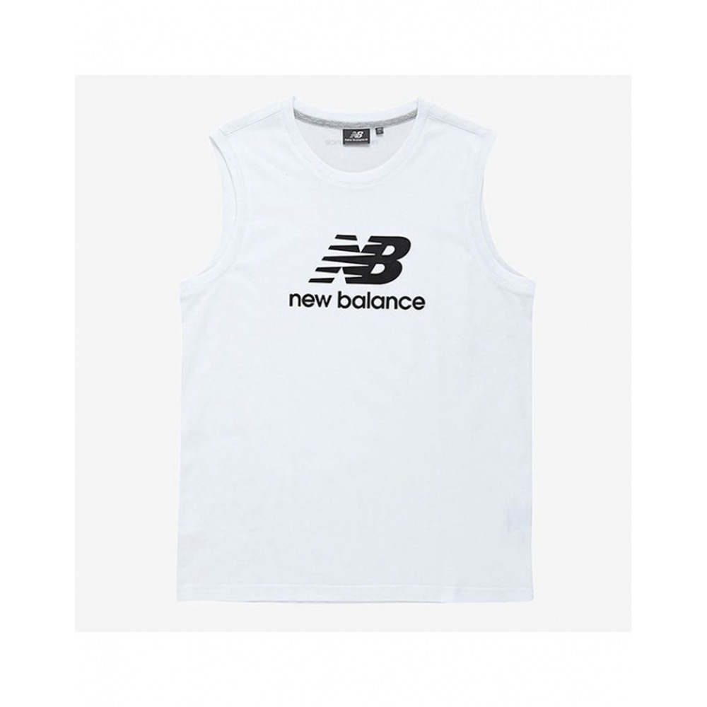 ニューバランスノースリーブTシャツビッグロゴナシティ NBNGCBM113-WHITE P2409