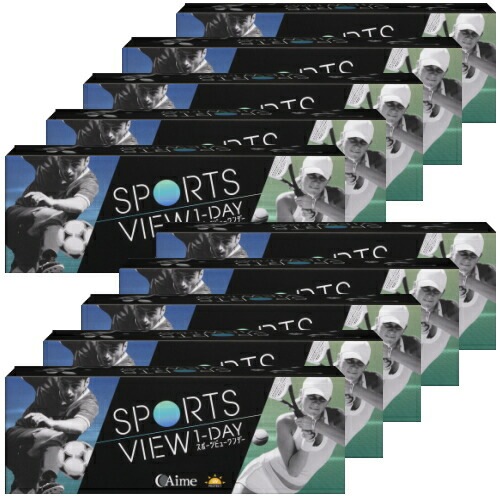 【10箱セット】スポーツビューワンデー 30枚入り 10箱 コンタクトレンズ 1日使い捨て sports view 1day アイミー