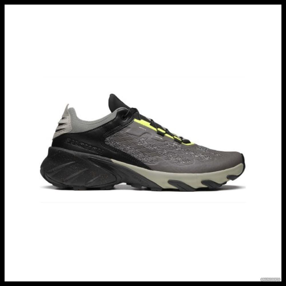 Salomon Speedverse PRG Ghost Gray Black Safety Yellow L4