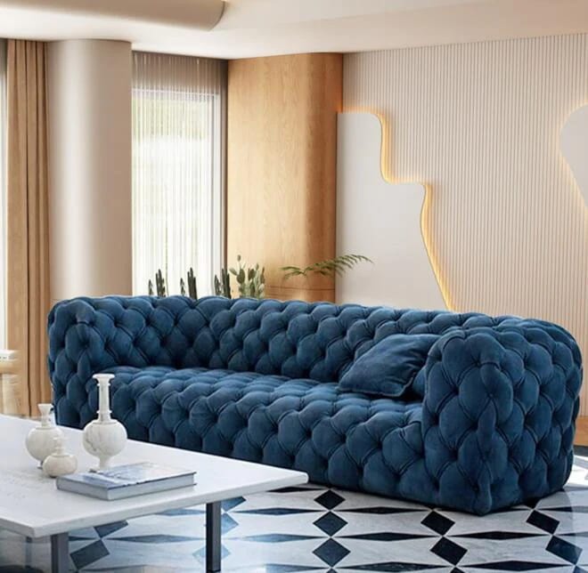 ライトソファー高級リビングルーム　北欧現代風ソファー月面形　ファッション一人二人ソファー３人ソファー　インテリア