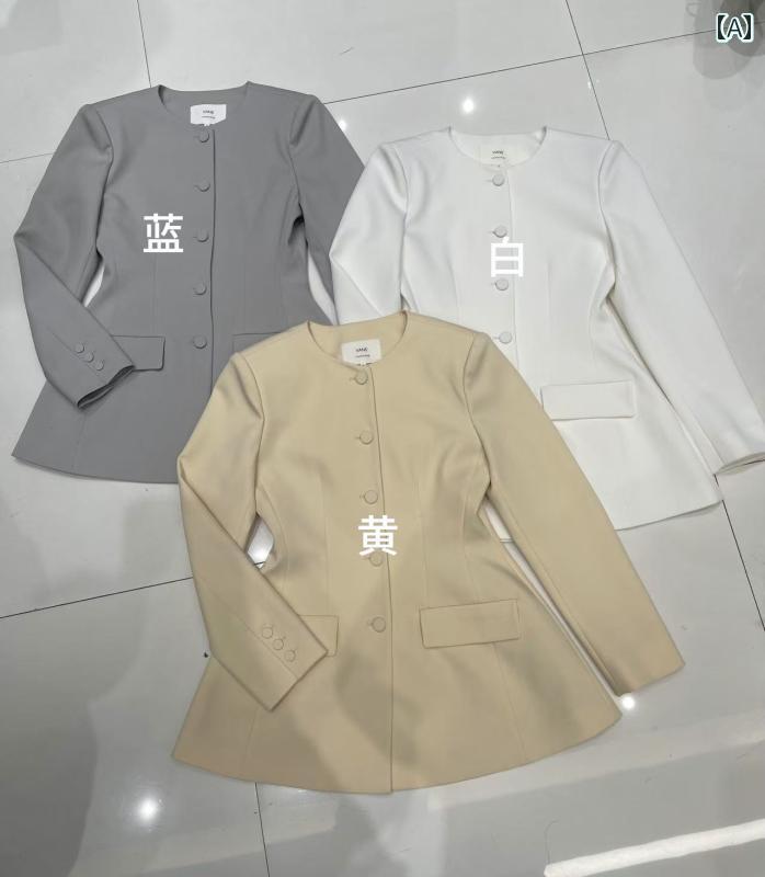 スーツ　ジャケット　カジュアル ヴェイン ウェイン 韓国 2025年 ファッション スリム ウエスト スーツ ジャケット 女性 小さい 6,312円