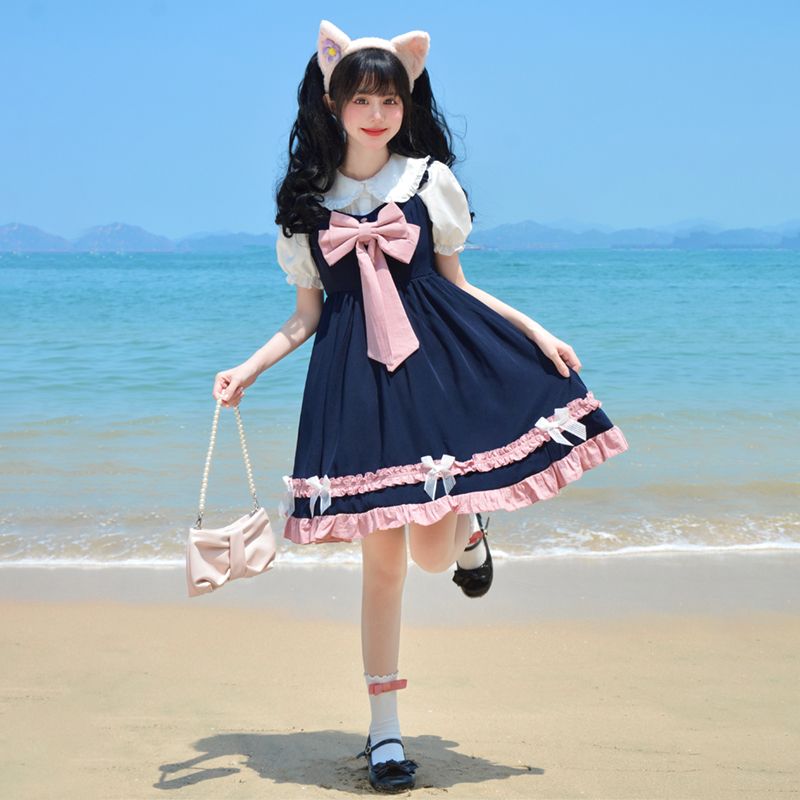 今人気発中ロリータファッションワンピースレディースキャミソールワンピースドレスかわいいコスプレ