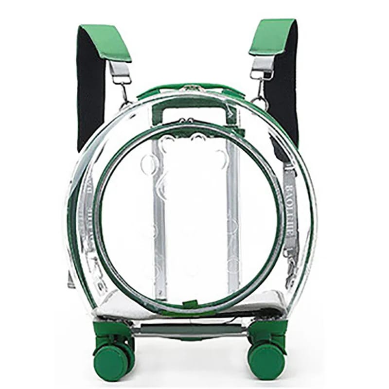 ペット用のホイール付きスーツケース,犬や猫用の通気性のあるケース D2