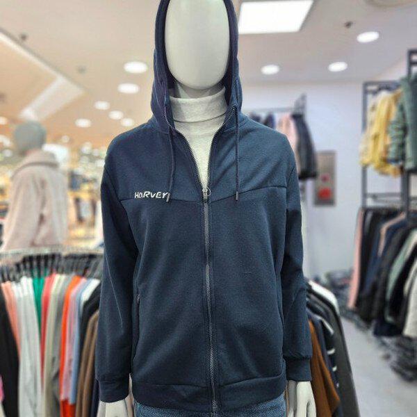 春 男女共用 フード付きジップアップジャンパー