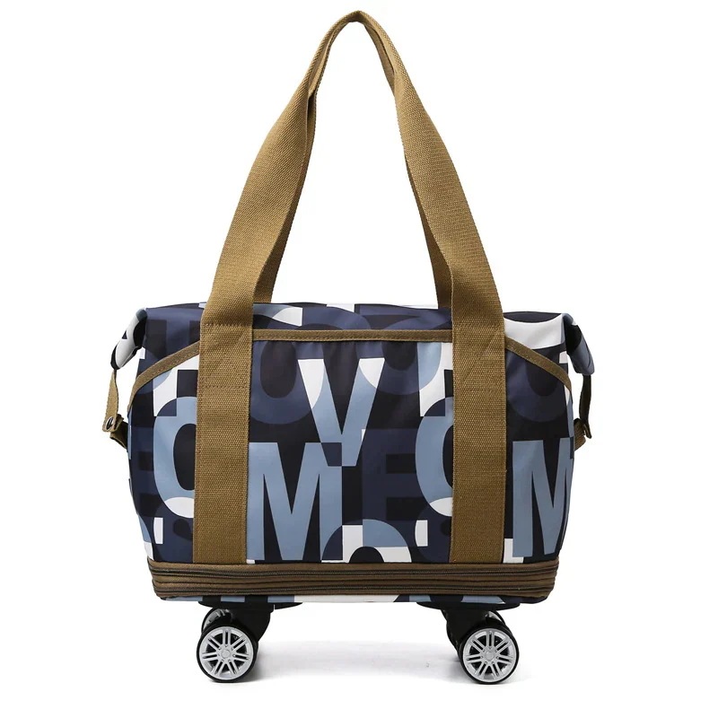 2024 出張 新しい輪行袋スーツケースキャリーバッグスーツケース搭乗箱の万向輪旅行ユニバーサルホイールダブルレイヤーエキスパンダブルトラベルバッグ