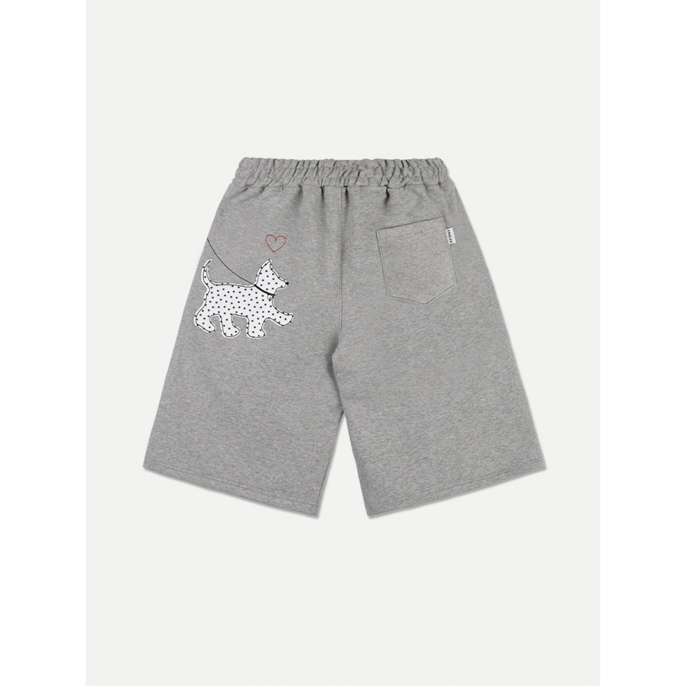 AMBLER パピーパピーバミューダパンツスウェットショートパンツ ASP902 (メランジ)