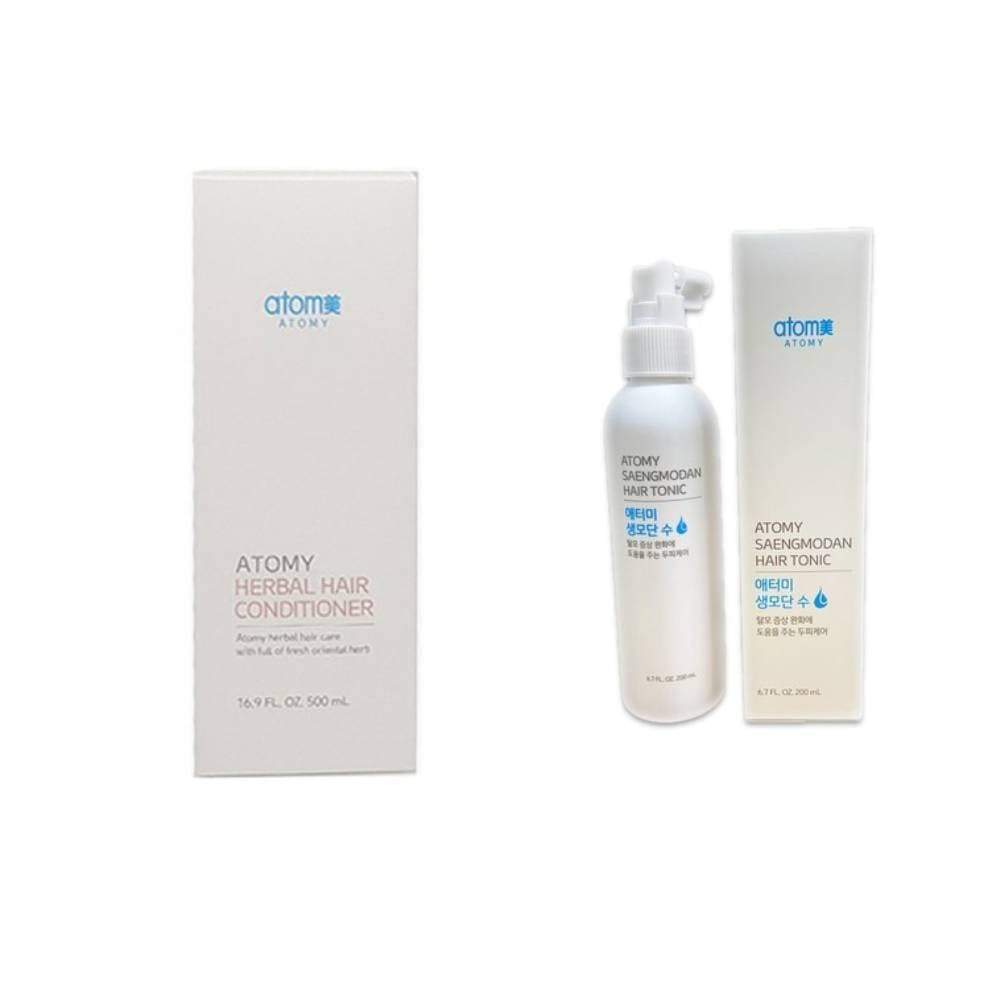 Atomy 植物性ヘアコンディショナー 500ml/植物性ヘアトニック 200ml