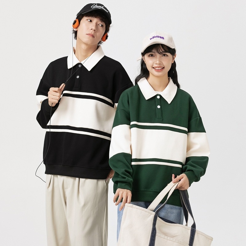 カップルpoloシャツガーディアン春秋冬ファッションブランドゆるいカジュアル男性Tシャツスリーブ30%制限