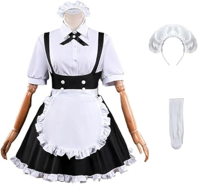 七草ナズナ コスプレ衣装 よふかしのうた コスプレ メイド服 大人用 制服