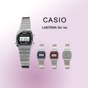 選べる CASIO レディース 腕時計 ゆうパケット チープカシオ チプカシ LA670WA 新色 シリーズ デジタル 普段着 スーツ カジュアル フォーマル 小さい かわいい ブレス ブランド 時計