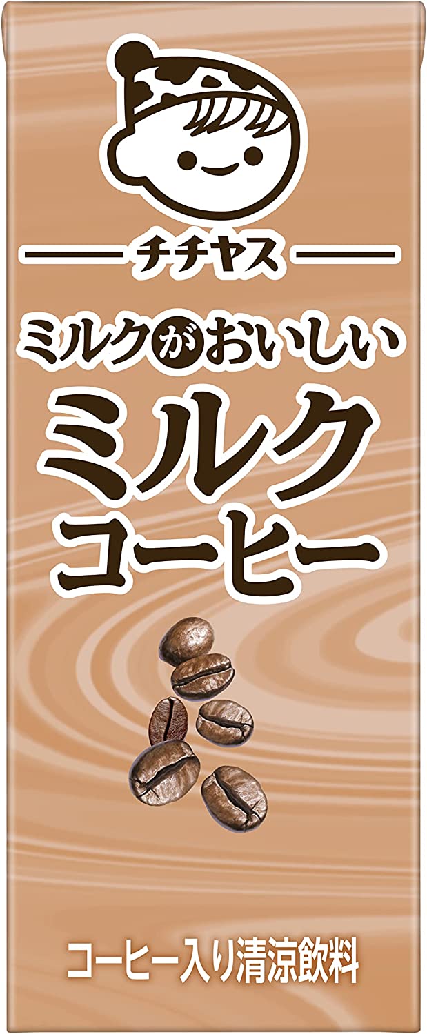チチヤス ミルクコーヒー 紙パック 200ml24本3ケース 伊藤園