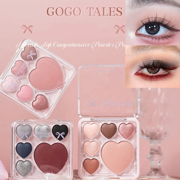 Qoo10] GOGO TALES 【新色発売】アイシャドウ 6色 大ハート