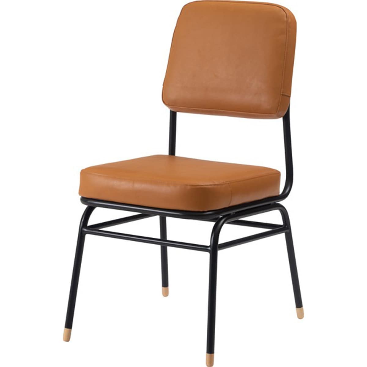 ダイニングチェア GUY-251 椅子 いす チェア 食卓 本革 スチール脚 レザー インテリア 家具 ダイニング ショップ 店舗 レトロ シンプル おしゃれ 待合室 リビング 20,425円