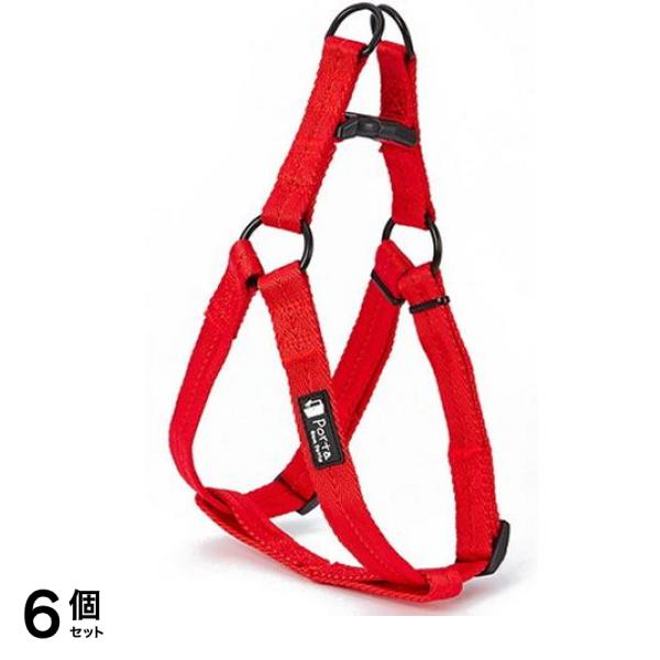 ペティオ Porta ポルタ ハーネス M 中型犬用胴輪 レッド 1個入 (W57629) 6個セット