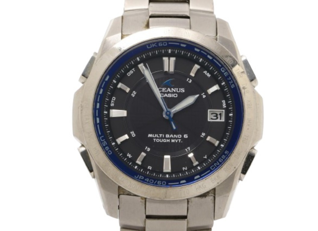 腕時計 OCEANUS オシアナス OCW-T100 チタニウム - アナログ ブラック シルバー系 ウォッチ ブランド 高級 人気 プレゼント【本物保証】