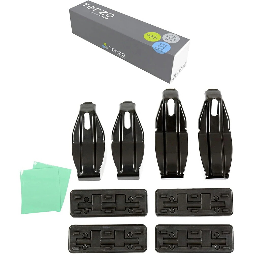 PIAA Terzo ルーフキャリア ベースキャリア ホルダー 4個入 ブラック【トヨタ ウィッシュ ZGE2#】 EH385