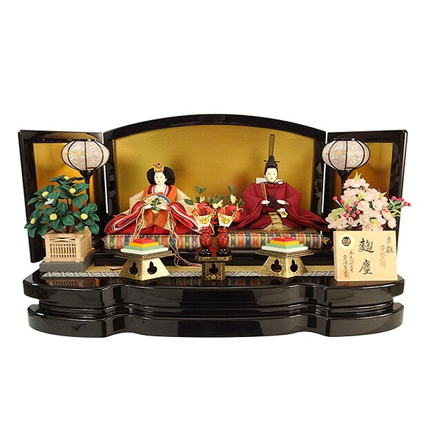 雛人形 ひな人形 お雛様 おひなさま かわいい 手作り 2025年 新作 秀光 限定品 送料無料 コンパクトミニ 初節句 ひな祭り 親王 二人 ２人 平飾り 男雛 女雛 買得 お得 人気 ランキング