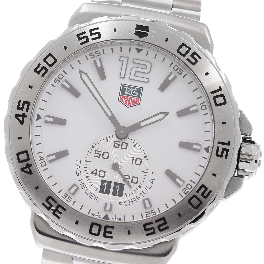 タグホイヤー TAG HEUER WAU1113 フォーミュラ1 ビッグデイト スモールセコンド クォーツ メンズ _962542【中古】