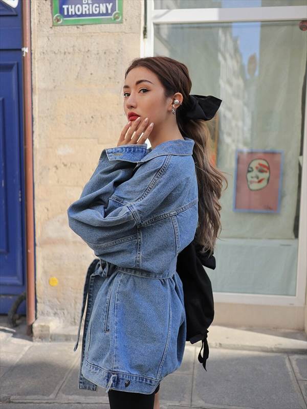 コスパ最高4色 アウターなジャケット デニムジャケット レディース 春 ライトブルー 青 イエロー 黄色 ダークブルー ブラック 黒 長袖 かわいい 大人可愛い カジュアル レトロ おしゃれ 大人女子