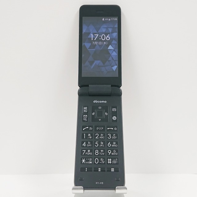 DIGNO ケータイ ベーシック KY-41B ドコモ ブラック 送料無料 本体 c09040 【中古】