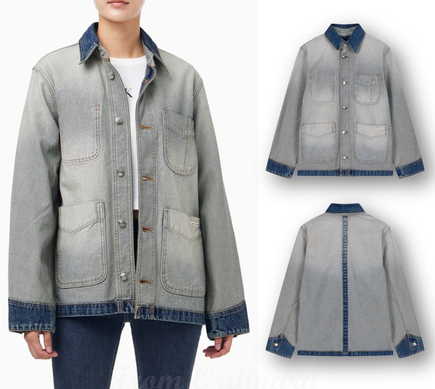 Womens Inside Out Denim Jacket (47D753G-YYD)