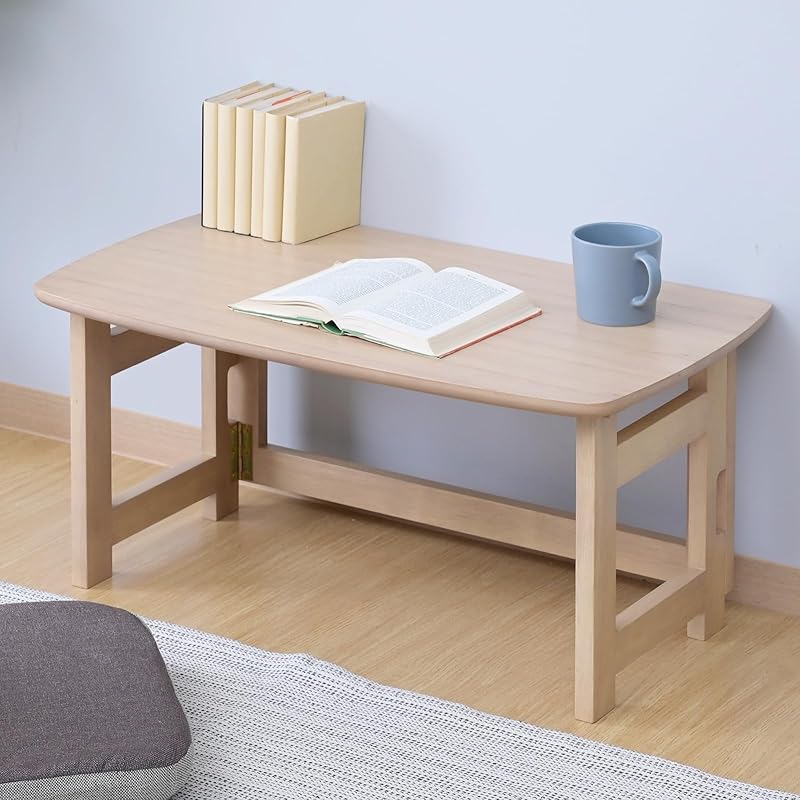 テーブル ローテーブル 折り畳み 天然木 完成品 幅70×奥行41×高さ35cm 一人暮らし キウイ SPD-7041L(KW)