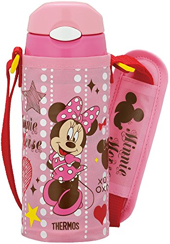 サーモス 水筒 真空断熱ストローボトル ディズニーミニー 【ワンタッチオープンタイプ】 0.36L ライトピンク FFI-401FDS LP
