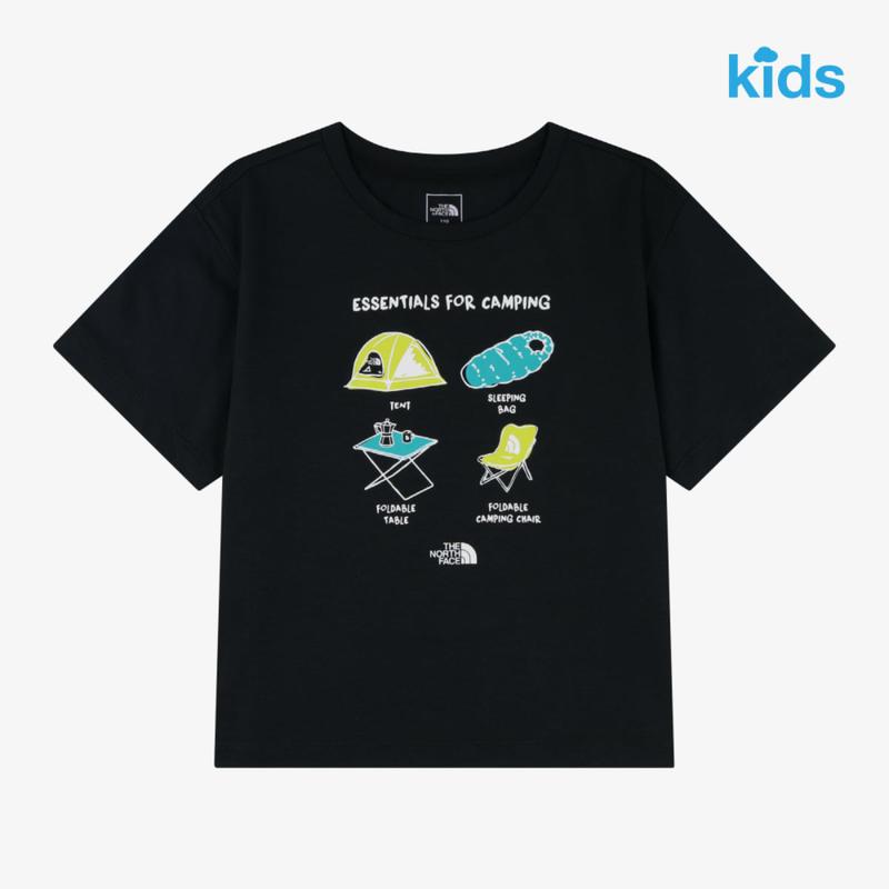 NT7US06S キッズキャンプホリック半袖Tシャツ KS CAMPHOLIC S/S TEE