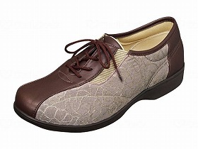 介護靴 らくらくL007 ブラウン 23.5 L007